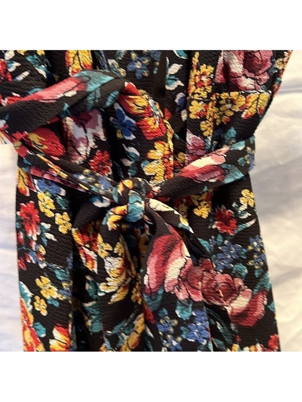 Bobeau Maxi Wrap Dress, SZ S, PTP 18”, L 54” Curves up in front, Elegant Look - Picture 8 of 11